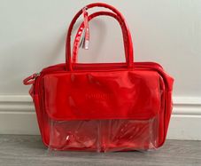 New Tonique Spa Red Toiletry Vanity Bag - Brand Ne