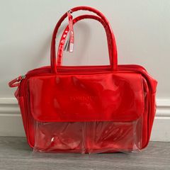 New Tonique Spa Red Toiletry Vanity Bag - Brand Ne