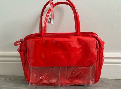 New Tonique Spa Red Toiletry Vanity Bag - Brand Ne
