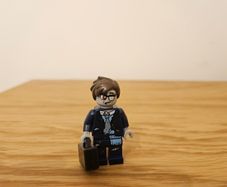 Lego Zombie Businessman Minifigure