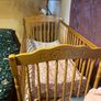 solid wood mamas and papas cot Image 2