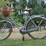 White Vintage Ladies Bike Kenzel Malena 3 Speed Internal Gears Wicker Basket Image 6