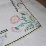 Vintage Embroidered Cushion for Sale Image 2