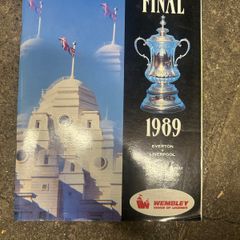 1989 Fa Cup Final Programme