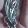 Vintage Silver Tone Metal Floral Marcasite Brooch Image 9