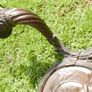 Antique Bronze Medallion Sconces, Bronze Wall Sconce Candlesticks Wall Hanging Lighting (very heavy) Image 6