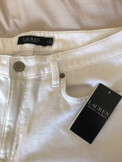 Ralph Lauren White Denim Shorts