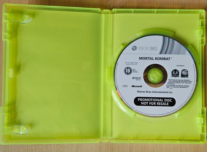 Mortal Kombat Xbox 360 Promotional Copy