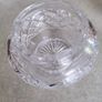 Nice Small Rose Crystal Bowl No Stamp. Image 8