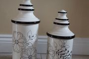 Black &amp; White Jars