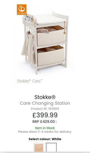 Stokke Changing Table (White)