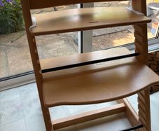 Stokke Tripp Trapp High Chair Bundle Natural, Baby Set, Tray, Harness, Gliders
