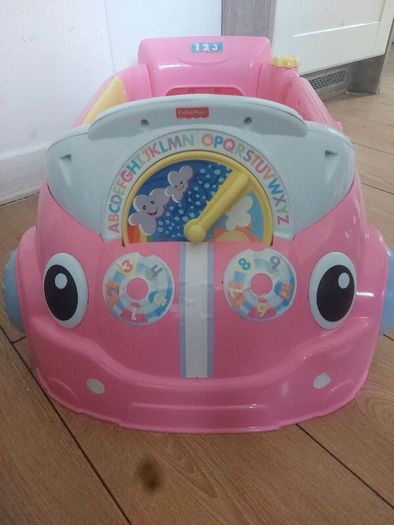 Fisher price laugh run and learn  crawl around car