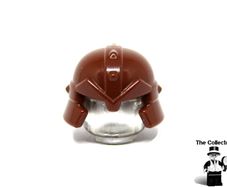 LEGO Castle Knights Dwarf Miner Minifigure Helmet Prototype Brown Unreleased Colour Very Rare And Hard To Find Set 61848
