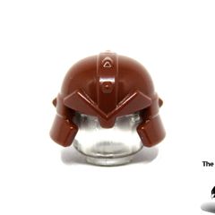 LEGO Castle Knights Dwarf Miner Minifigure Helmet Prototype Brown Unreleased Colour Very Rare And Hard To Find Set 61848