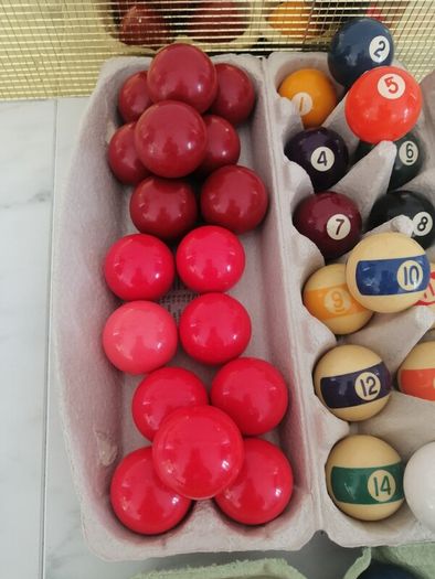 Vintage Mini Pool Balls
