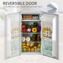 91 Litre Freestanding Under Counter Fridge Freezer with Chiller Box, Reversible Door, Adjustable Thermostat, 47.5cm Wide, Noise Level: Decibels 40 Image 5