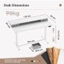 Height-Adjustable Desk with Double Drawers, Electric Height-Adjustable Desk Image 7