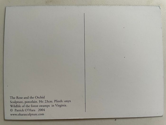 Postcard of Porcelain Sculpture