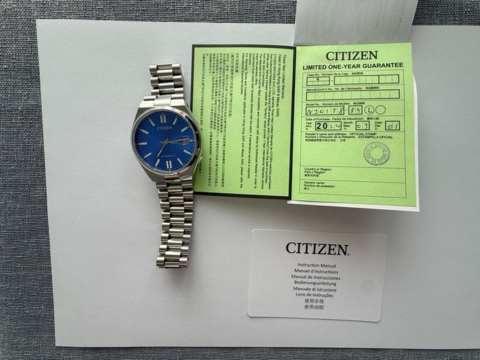 Citizen Tsuyosa Pantone Glowing Blue Limited Edition