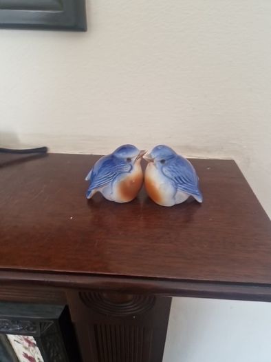 vintage ceramic birds