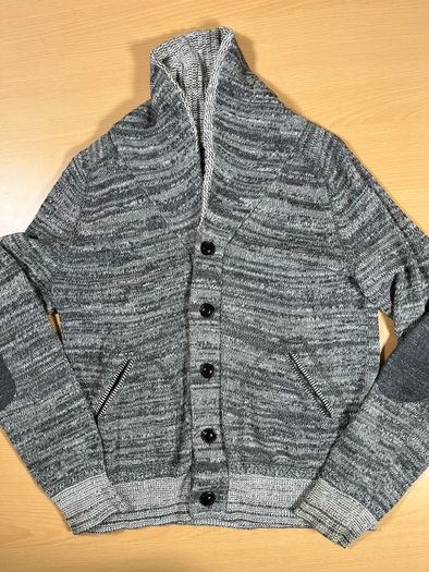 Polo Ralph Lauren - Sz M 8-9 yrs Boys - Gray Marled Button Front Cardigan