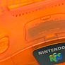 Nintendo N64 Funtastic Fire Orange Console - Mint Condition Image 2