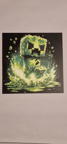 Minecraft Creeper 3d printed picture