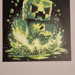 Minecraft Creeper 3d printed picture