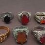 Antique Brass Ring Collection Lot of 15 Handmade Mixed Rings Image 8