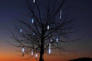 White 30CM 240 L 8 Tube Meteor Shower Lights