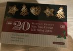 20 Rattan Christmas Battery Lights