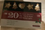 20 Rattan Christmas Battery Lights
