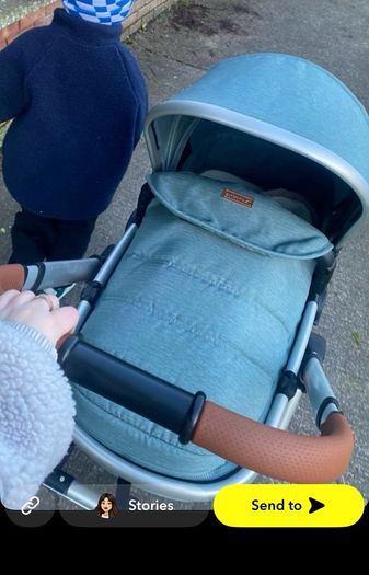 Sea Green Panorama XTI buggy & car seat