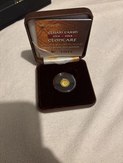 Battle of Clontarf 1000 years gold Coin