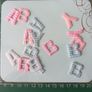 Craft Embellishments - Fabric Letters - Baby Image 3