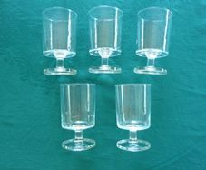 Sherry and liqueur glasses