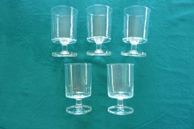Sherry and liqueur glasses