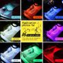 Interior Car LED Light Strip Music Sound-activated and Remote Control 4 in1 Waterproof Light Bar RGB Car Atmosphere Lights Image 3