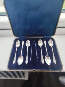 Sterling silver teaspoon set