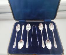 Sterling silver teaspoon set