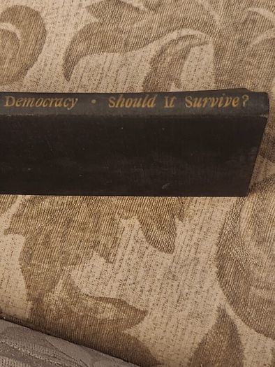 Democracy Should It Survive. Published By Dennis Dobson Ltd London. 1946 Hardback In Good Condition. See Photos For Same.