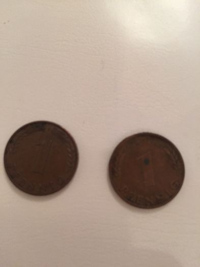 1950-1972 German 1 pfennig's