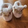 River Island baby girl fluffy boots Image 3