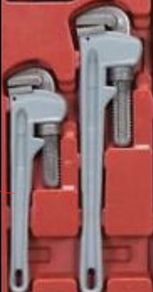 Aluminium pipe wrenches