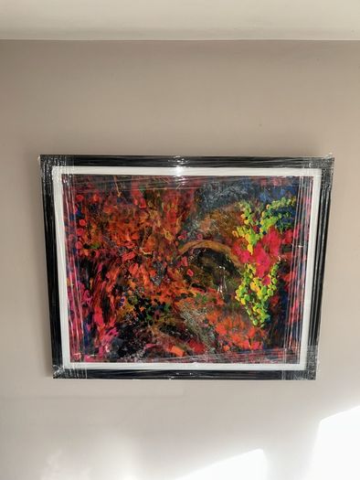 High quality Archival Giclee Modern Art print title "Rainbow of Joy "
