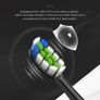 Whitening Electric Toothbrush Rechargeable USB ADA Accepted Waterproof IPX7 Clean 4 Heads and 1 Travel Case Image 8