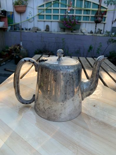 Antique 'Gresham hotel' silver lated tea set