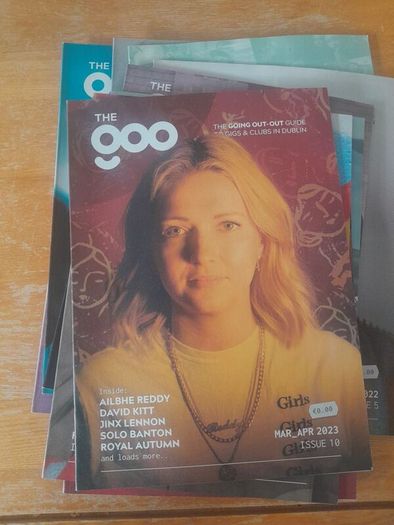 Complete 1 Year Collection of 'The Goo', Dublin Independant Music Magazine, Issues 0-11. 2022 to 2023, featuring Soak, David Keenan, The Murder Capital, Grave Goods, Kormac, Jape, Planned, Meryl Streek, Ailbhe Reddy, David Kitt and more.