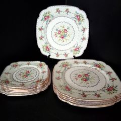 Rare Royal Albert "Petit Point" China  Plates